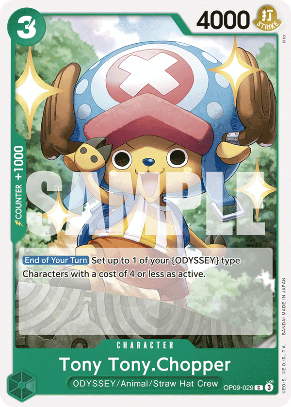 Carte Tony-Tony Chopper OP09-029 Common — One Piece TCG OP-09 Emperors in the New World (Bandai)