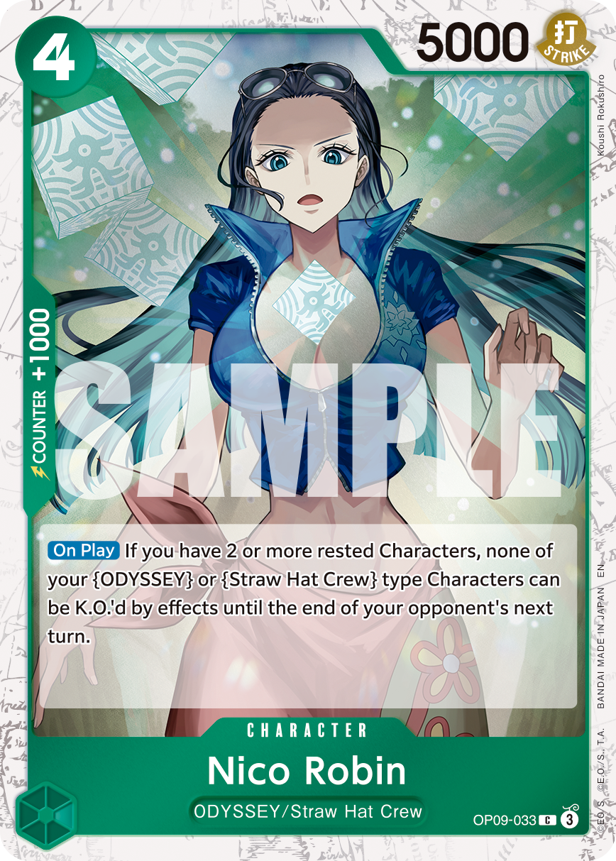 Nico Robin OP09-033_p1 (Common) — V.2 Alt Art