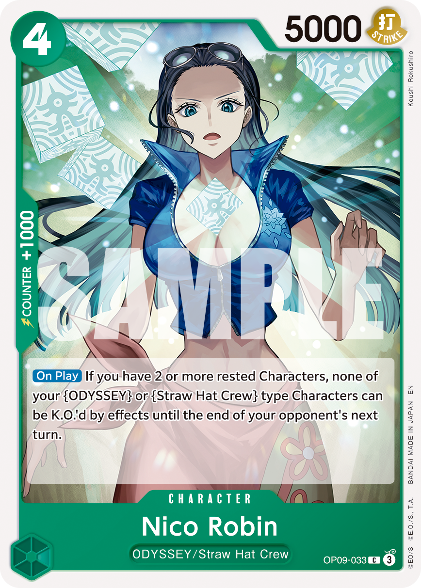 Nico Robin OP09-033_r1 (Common) — Serial V.1 Serial
