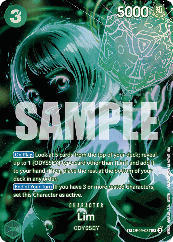 Carte Lim OP09-037_p2 Special — One Piece TCG OP-12 (Bandai)