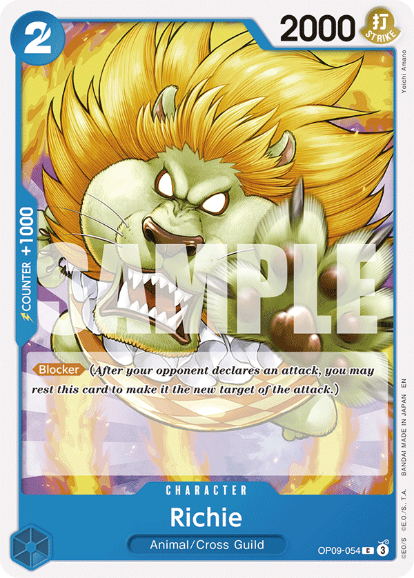 Carte Richie OP09-054_r1 Common — One Piece TCG ST-25 (Bandai)