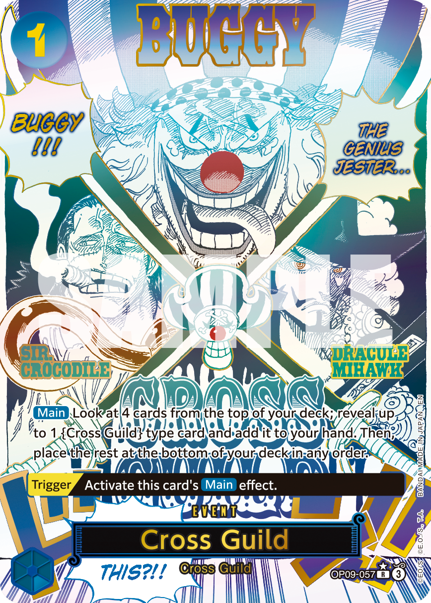 Carte Cross Guild OP09-057_p2 Special Alt Art — One Piece TCG PRB-02 The Best Vol. 2 (Bandai)