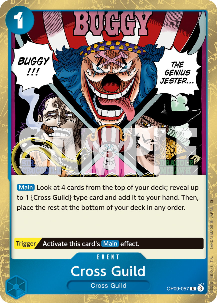 Carte Cross Guild OP09-057_r2 Rare Serial — One Piece TCG PRB-02 The Best Vol. 2 (Bandai)