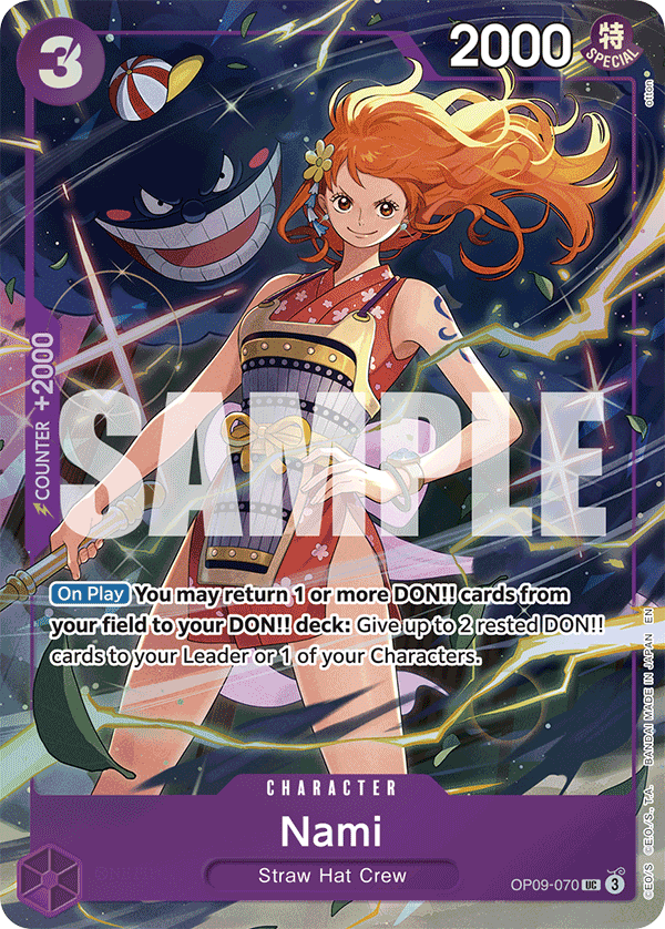 Carte Nami OP09-070_p1 Uncommon Alt Art — One Piece TCG OTHER One Piece Products (Bandai)