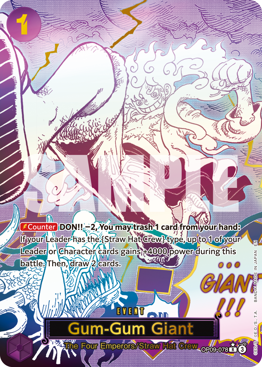 Gum Gum Gigant OP09-078_p2 (Special) — V.3 Alt Art