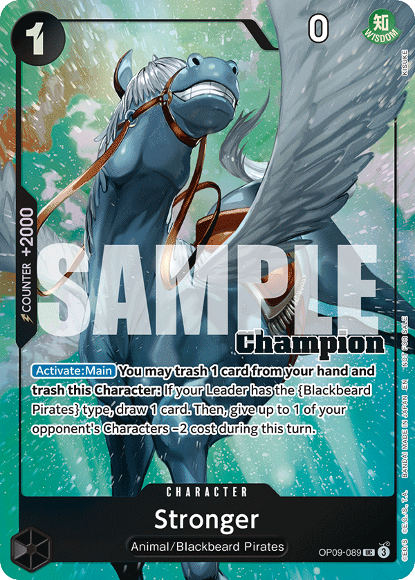 Stronger OP09-089_p3 (Uncommon) — V.4 Alt Art