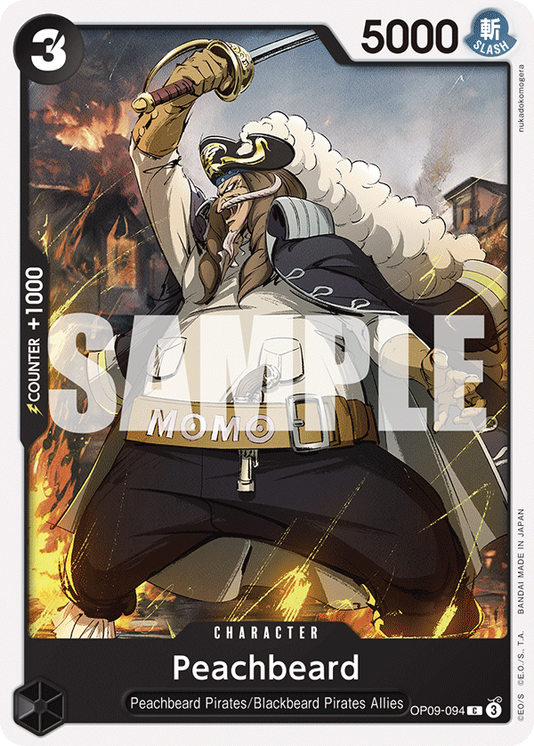 Carte Barbe Rose OP09-094 Common — One Piece TCG OP-09 Emperors in the New World (Bandai)