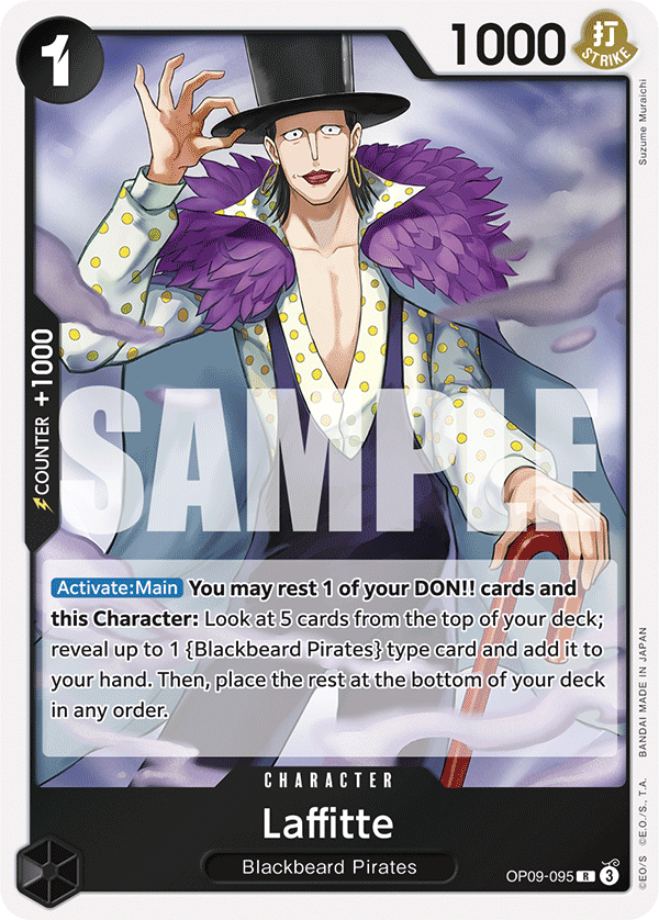 Carte Laffitte OP09-095 Rare — One Piece TCG OP-09 Emperors in the New World (Bandai)