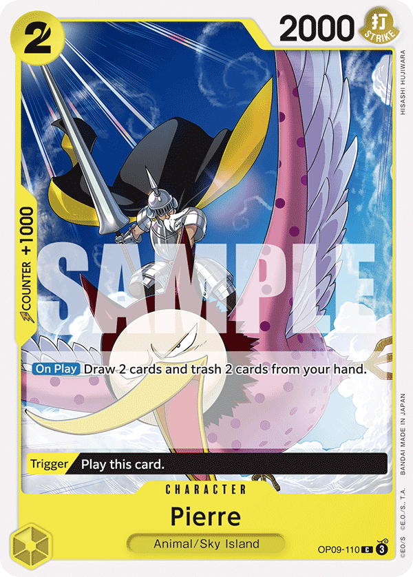 Carte Pierre OP09-110 Common — One Piece TCG OP-09 Emperors in the New World (Bandai)