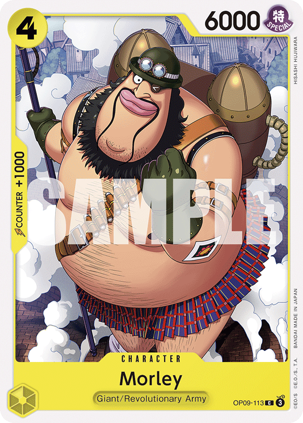 Carte Morley OP09-113 Common — One Piece TCG OP-09 Emperors in the New World (Bandai)