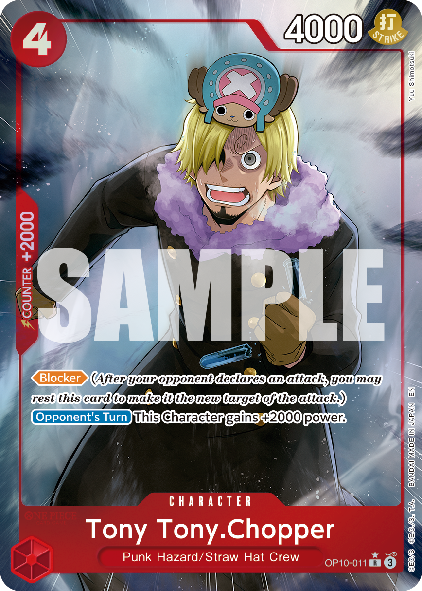 Carte Tony-Tony Chopper OP10-011_p1 Rare Alt Art — One Piece TCG PRB-02 The Best Vol. 2 (Bandai)