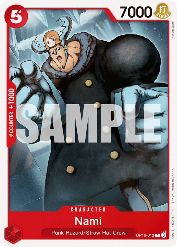 Carte Nami OP10-013 Common — One Piece TCG OP-10 Royal Blood (Bandai)