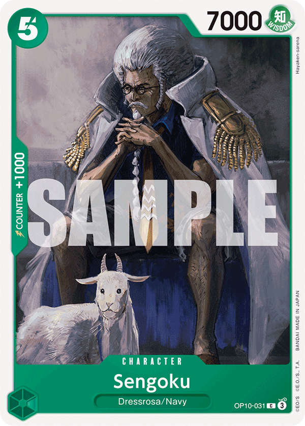 Carte Sengoku OP10-031 Common — One Piece TCG OP-10 Royal Blood (Bandai)
