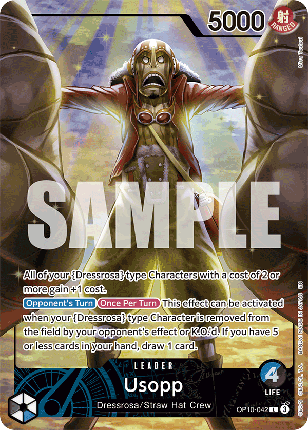 Carte Usopp OP10-042_p2 Leader Alt Art — One Piece TCG OTHER One Piece Products (Bandai)