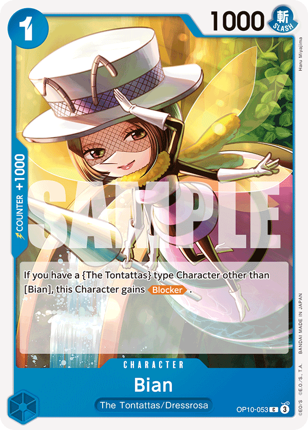 Carte Bee Anne OP10-053 Common — One Piece TCG OP-10 Royal Blood (Bandai)