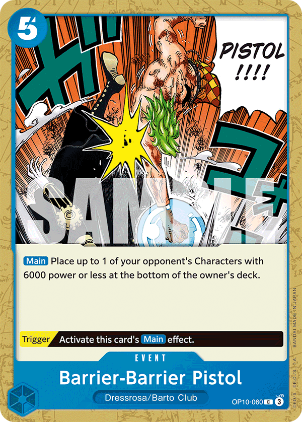Carte Barri Barri Bullet OP10-060 Common — One Piece TCG OP-10 Royal Blood (Bandai)