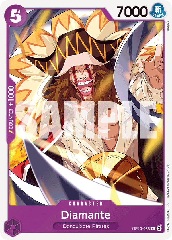 Carte Diamante OP10-068 Common — One Piece TCG OP-10 Royal Blood (Bandai)