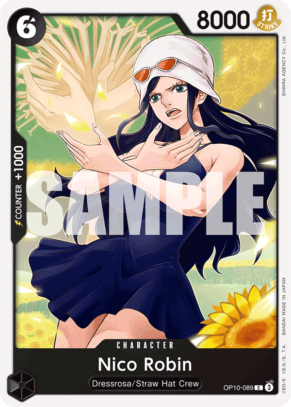 Carte Nico Robin OP10-089 Common — One Piece TCG OP-10 Royal Blood (Bandai)