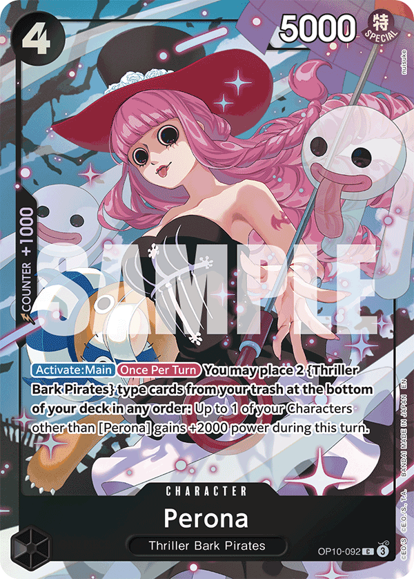 Carte Perona OP10-092_p3 Common Alt Art — One Piece TCG OTHER One Piece Products (Bandai)