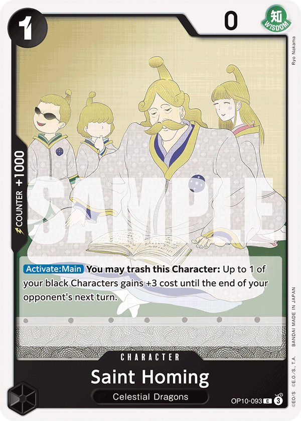 Carte Don Quijote Saint Homing OP10-093 Common — One Piece TCG OP-10 Royal Blood (Bandai)