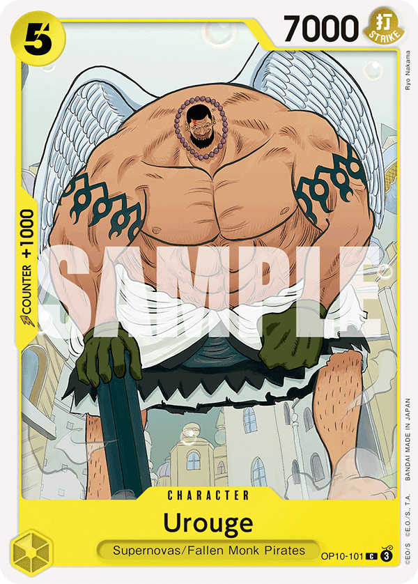 Carte Urouge OP10-101 Common — One Piece TCG OP-10 (Bandai)