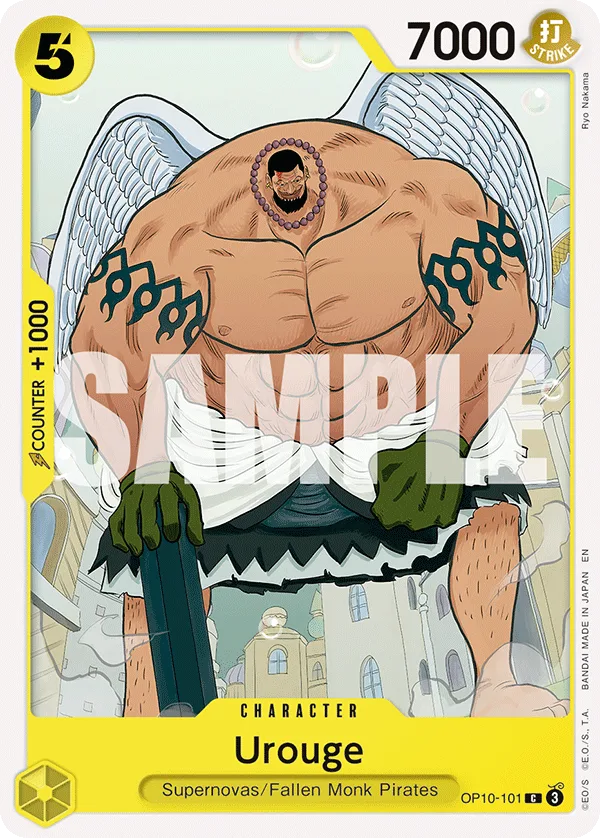 Carte Urouge OP10-101_r1 Common — One Piece TCG ST-36 (Bandai)