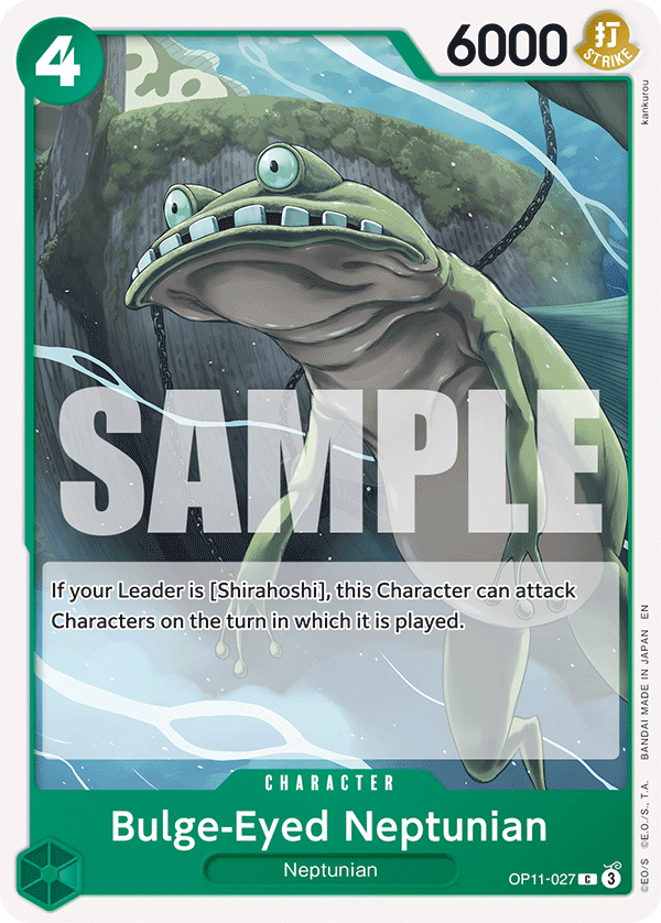 Carte Le Globuleux OP11-027 Common — One Piece TCG OP-11 A Fist of Divine Speed (Bandai)