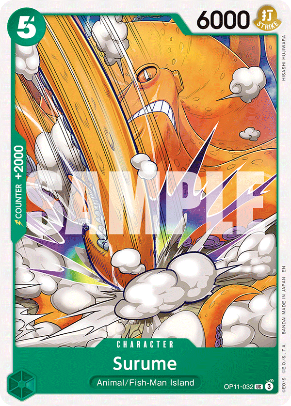 Carte Surimi OP11-032 Uncommon — One Piece TCG OP-11 A Fist of Divine Speed (Bandai)