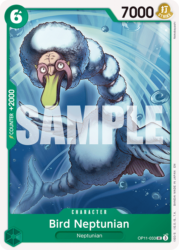 Carte L'Oiseau OP11-033 Uncommon — One Piece TCG OP-11 A Fist of Divine Speed (Bandai)