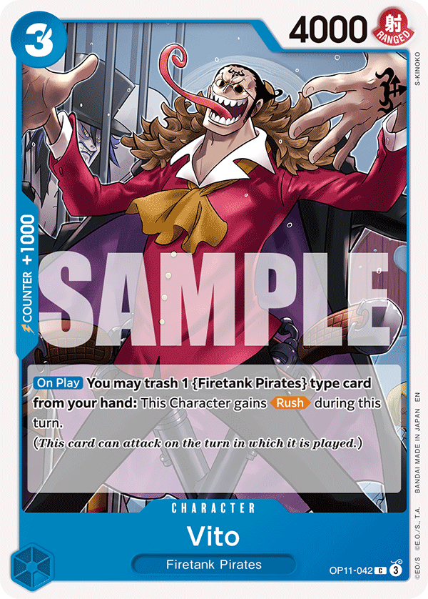 Carte Vito OP11-042 Common — One Piece TCG OP-11 (Bandai)