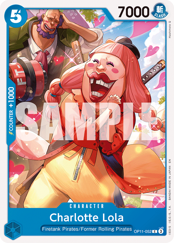 Carte Charlotte Laura OP11-052 Common — One Piece TCG OP-11 A Fist of Divine Speed (Bandai)