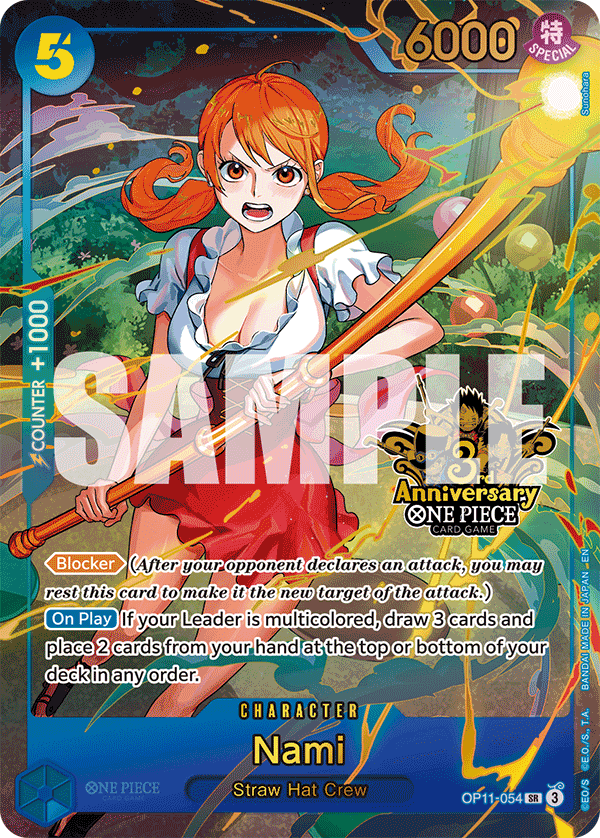 Carte Nami OP11-054_p2 Super Rare Alt Art — One Piece TCG OTHER One Piece Products (Bandai)