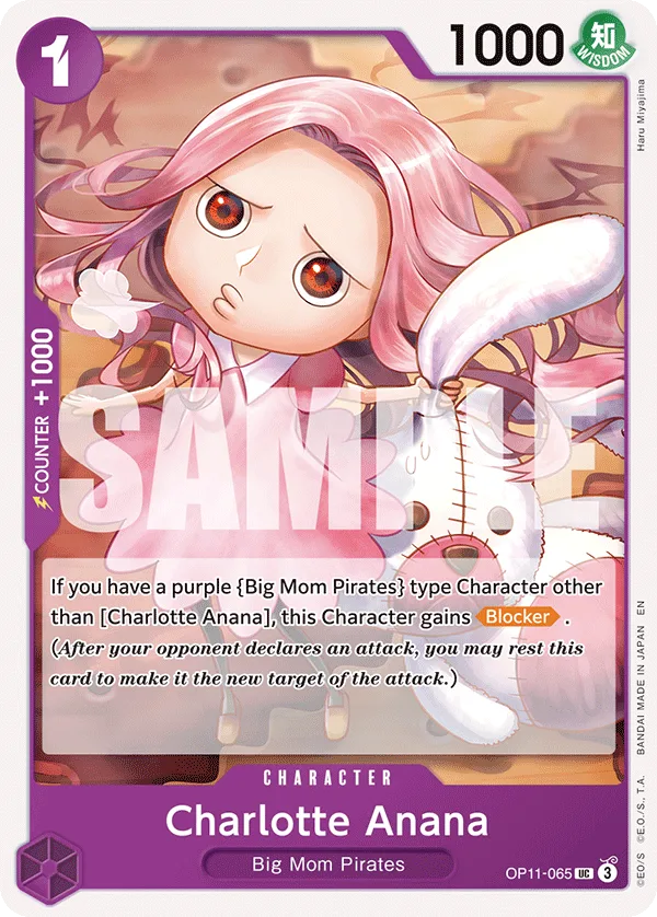 Carte Charlotte Ananas OP11-065_r1 Uncommon — One Piece TCG ST-34 (Bandai)