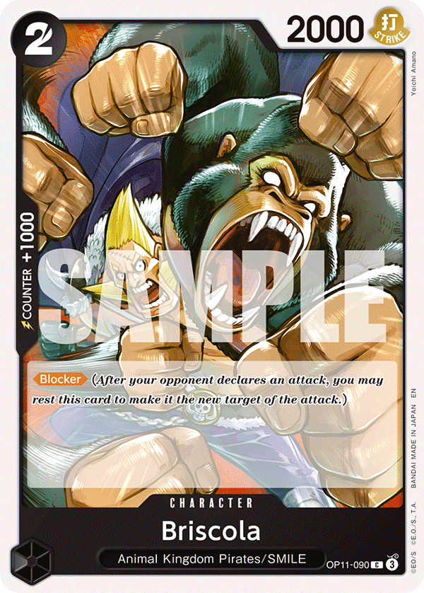 Carte Briscola OP11-090 Common — One Piece TCG OP-11 A Fist of Divine Speed (Bandai)