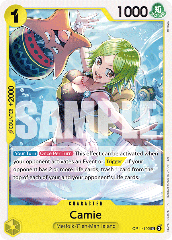 Carte Keimi OP11-102 Uncommon — One Piece TCG OP-11 A Fist of Divine Speed (Bandai)