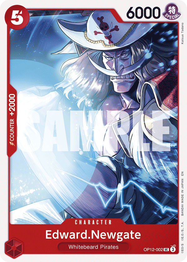 Carte Edward Newgate OP12-002 Uncommon — One Piece TCG OP-12 Legacy of the Master (Bandai)