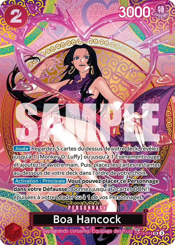 Carte Boa Hancock OP12-014_p2 Special OP15-EB04 — One Piece TCG (Bandai)
