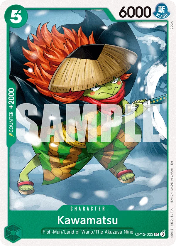 Carte Kawamatsu OP12-023_r1 Uncommon — One Piece TCG ST-32 (Bandai)