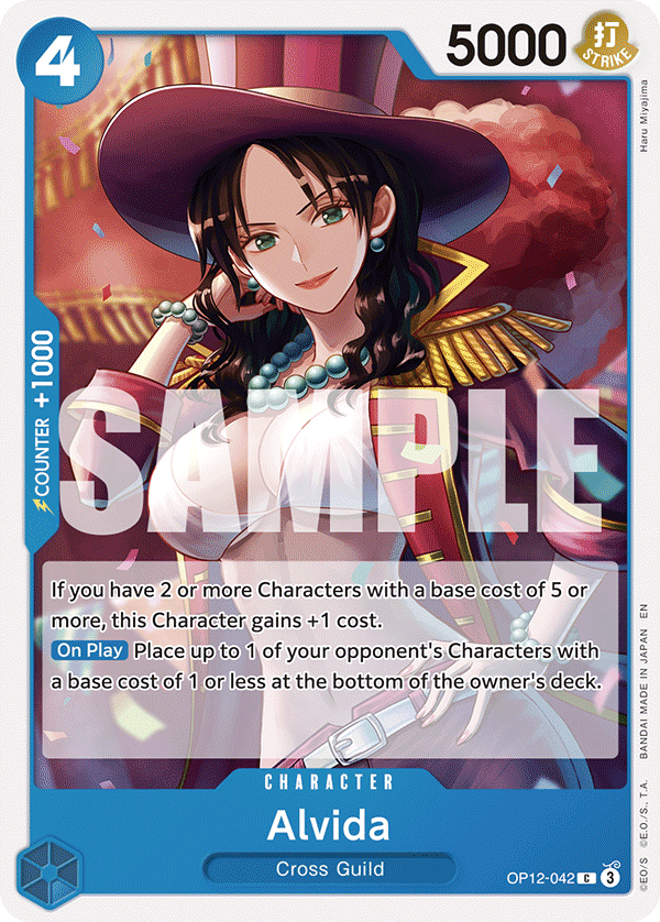 Carte Alvida OP12-042 Common — One Piece TCG OP-12 (Bandai)