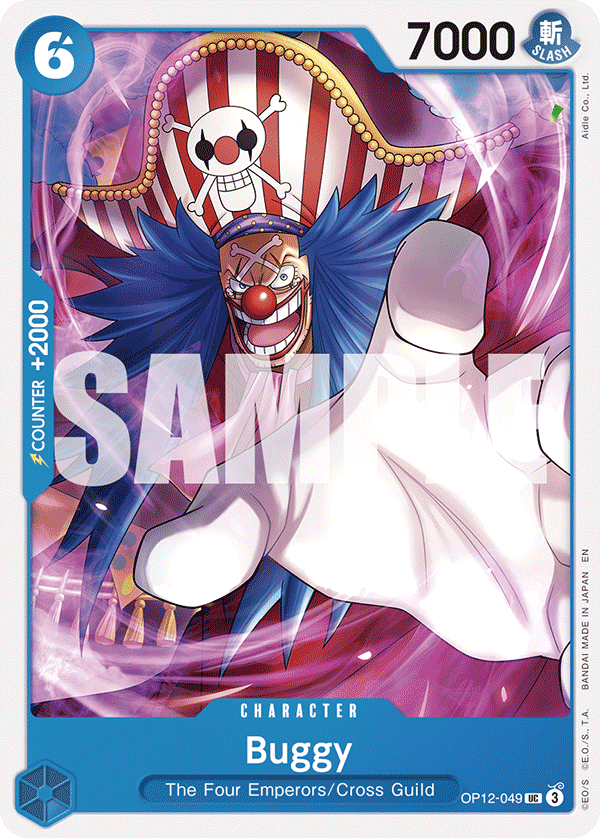 Carte Baggy OP12-049 Uncommon — One Piece TCG OP-12 Legacy of the Master (Bandai)