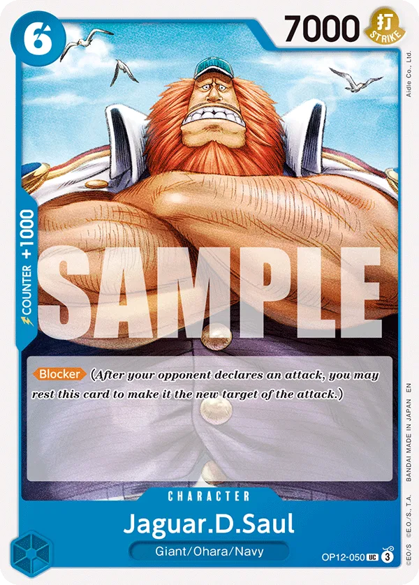 Carte Haguar D. Sauro OP12-050_r1 Uncommon — One Piece TCG ST-33 (Bandai)