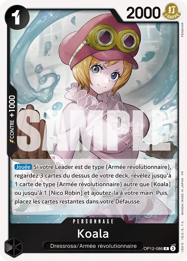Carte KOALA OP12-086 OP12 — One Piece TCG (Bandai)