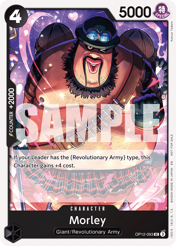Carte Morley OP12-093_p1 Uncommon Alt Art — One Piece TCG OP-12 Legacy of the Master (Bandai)