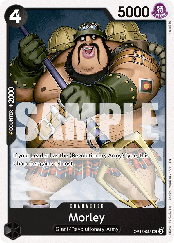 Carte Morley OP12-093_r1 Uncommon — One Piece TCG ST-35 (Bandai)