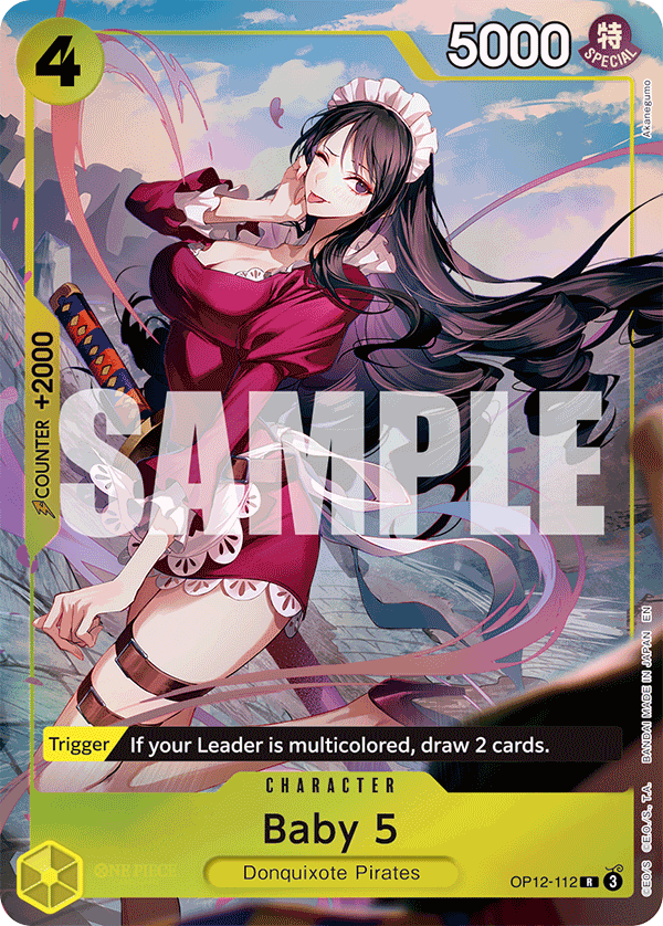 Carte Baby 5 OP12-112_p1 Rare Alt Art — One Piece TCG OTHER One Piece Products (Bandai)