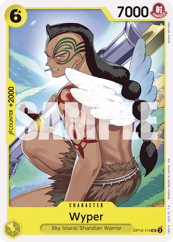 Carte Wiper OP12-114 Uncommon — One Piece TCG OP-12 Legacy of the Master (Bandai)