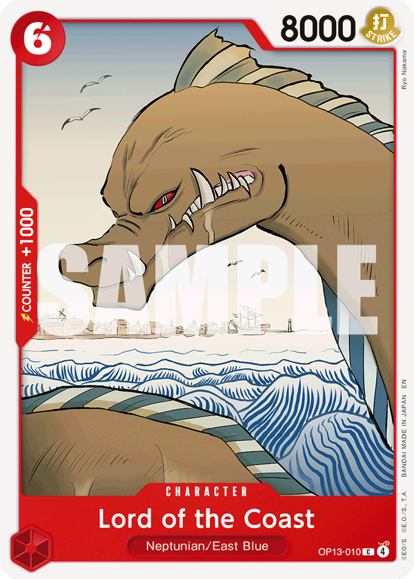 Carte Maître des lieux OP13-010 Common — One Piece TCG OP-13 Carrying on His Will (Bandai)