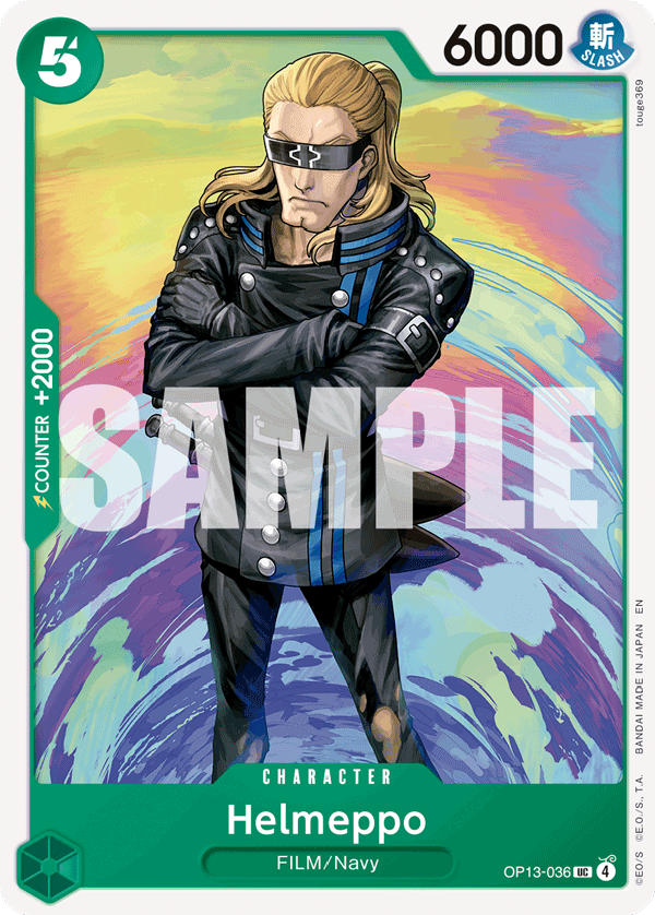 Carte Hermep OP13-036 Uncommon — One Piece TCG OP-13 Carrying on His Will (Bandai)