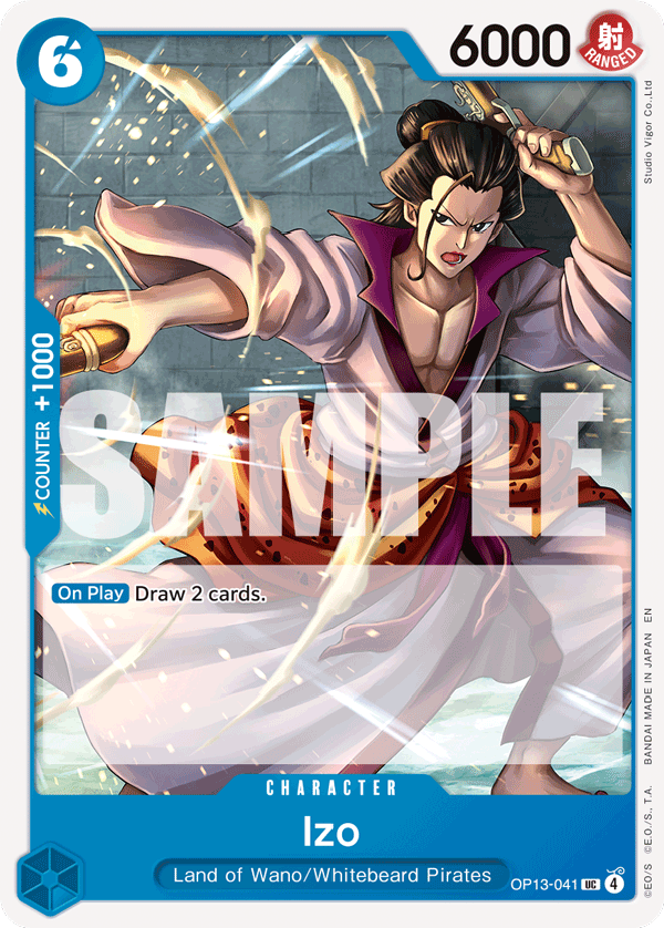 Carte Izo OP13-041 Uncommon — One Piece TCG OP-13 (Bandai)