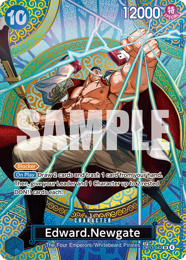 Carte Edward.Newgate OP13-042_p2 Special — One Piece TCG OP15-EB04 (Bandai)